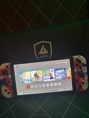 Nintendo Switch OLED Console w/ custom t Joy-Cons