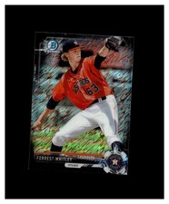 2017 Bowman Chrome Mini Prospects Black Shimmer Refractor Forrest Whitley /100