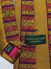Ozwald Boateng tie used, interesting pattern