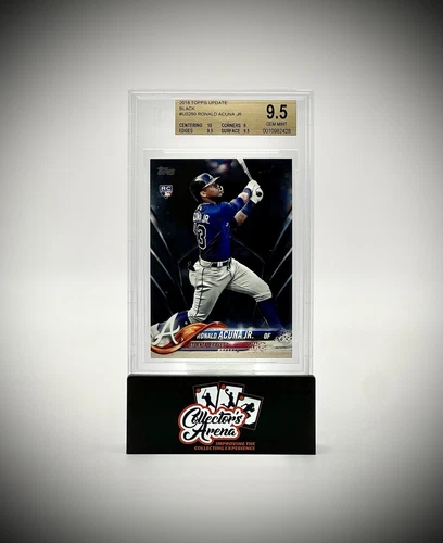 Ronald Acuna Jr /67 Black RC 2018 Topps Update Rookie Card #US250 BGS 9.5