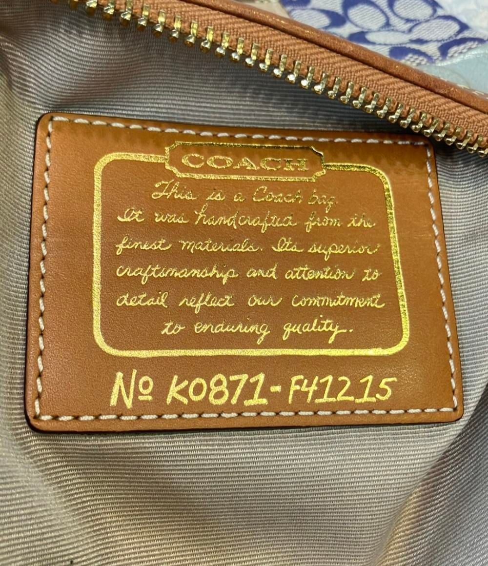 Coach Shoulder Bag Crossbody Patchwork Signature … - image 5