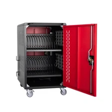 Mobile 32-Bay Charging Station Cart - Chromebook Tablet Laptop School Use