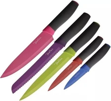 Benchmark Kitchen Knife Set Blade Synthetic Rubberized Handle - BMK133 BG011835