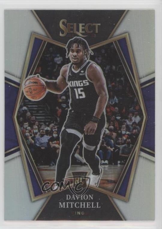 2021-22 Panini Select Premier Level Silver Prizm Davion Mitchell #118 0a7d