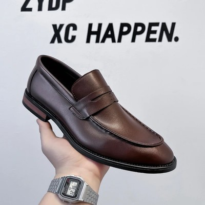 Men's Business Shoes Fashion Wedding Shoes Outdoor All-match Loafers Dress Shoes