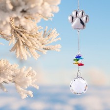 Pet Memorial Gifts Crystal Suncatcher Dog Memorial Gifts, Loss of Dog Sympath...