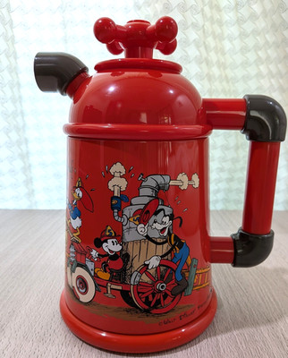 Vintage New Zojirushi Disney Mickey Mouse Fire Truck Vacuum Jug Pitcher Hot Cold