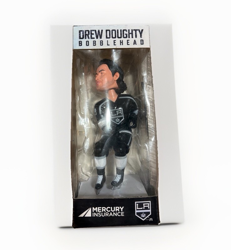 Drew Doughty Bobbblehead Mercury Insurance Los Angeles Kings NHL Hockey  New