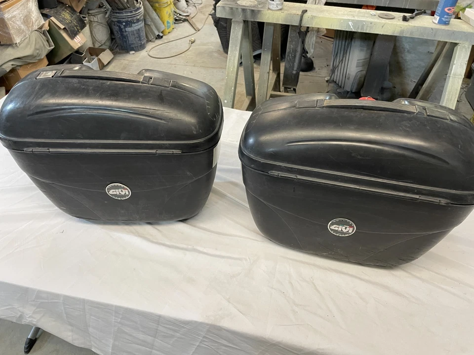 Givi side mount hard boxes - used - Image 2 of 3