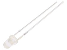 5X OSG5TA3131A OP LED Green 3mm 3000-5800mcd 30&deg; Front: Curved 2.9-3.6VDC OPTOS