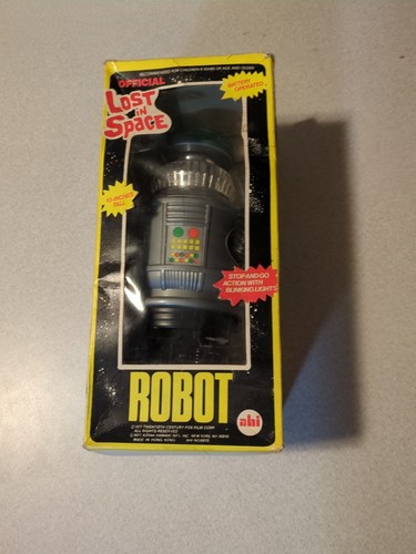 Lost In Space Robot Toy 10" AHI MIB 1977 Battery Operated Sci-fi w/ Box