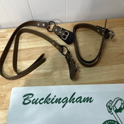 Buckingham Pole Climbing Spikes Gaffs, SB94059A Replacement Straps ONLY New