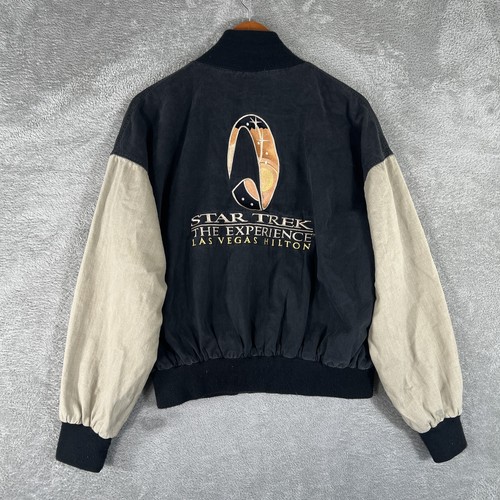 Vintage Star Trek The Experience Jacket Mens Medium Las Vegas Hilton 90s - Picture 2 of 11