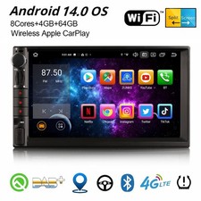 64GB 8-Core Android 14 2Din Autoradio Navigatore per Nissan CarPlay WiFi SD DAB+