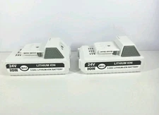 2 Packs 24V 3000mAh Replacement Battery for Snow Joe+Sun Joe 24V Lithium-iON 