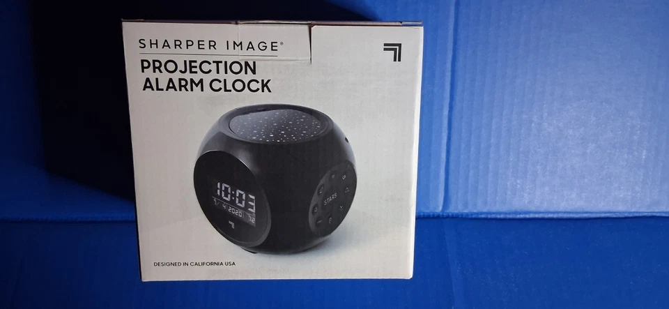 The Sharper Image Projection Alarm Clock Read Description NIB - Image 3 of 4