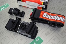 Racequip 5 Point Sfi 16.1 Safety Racing Harness Black Latch Link Set 711001