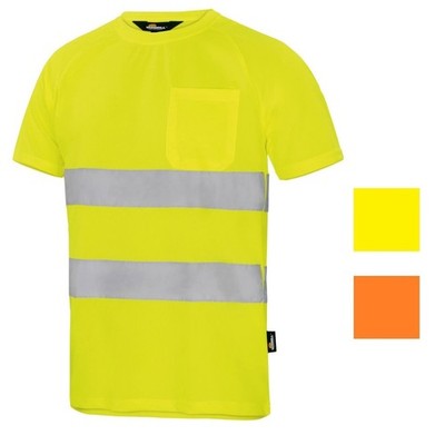 VIZWELL Warnschutz T Shirt VWT 1B Warnschutzshirt Warnshirt reflektierend  
