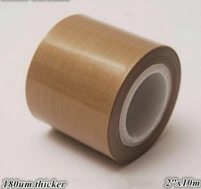 PTFE Teflon Tape adhesive 2"x33ft 180um thicker 662  high-temp Fiberglass