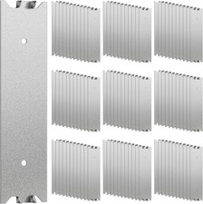 100 Pcs Galvanized Nail Plates 6 x 1.5 Inch for Secure Furniture Protection