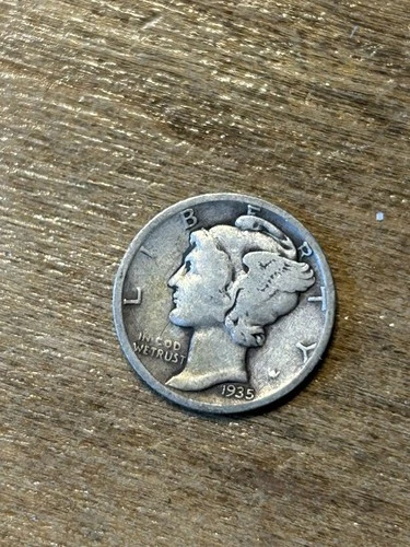 1935D Mercury Dime VG