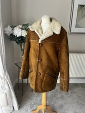 Cappotto pelle di pecora shearling marrone Baily’s Of Glastonbury taglia small 38/40” unisex