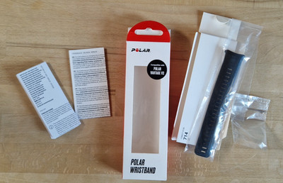 TOP / Polar Vantage V2 / Uhrarmband Ersatzarmband Silikon Band / schwarz