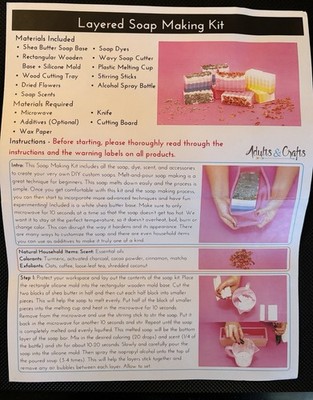 Layered Soap Making Kit By Adults&Crafts