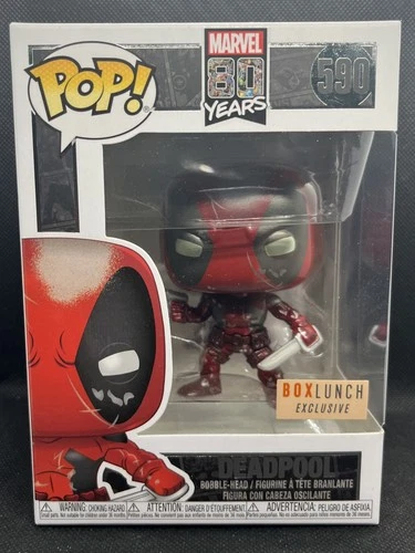 Funko Pop! Vinyl: Marvel - Deadpool (Metallic) - Box Lunch (Exclusive) #590