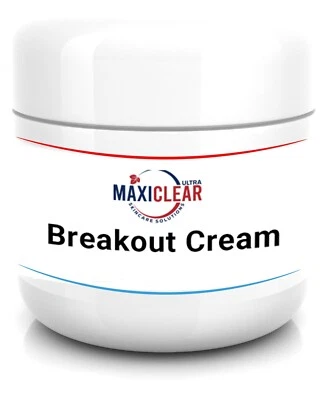 MaxiClear Breakout Cream Salicylic Acid for Skin Spots Blackheads Blemishes