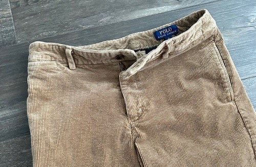 Boys RALPH LAUREN POLO Khaki Corduroy Pants Size 20 - Picture 3 of 7