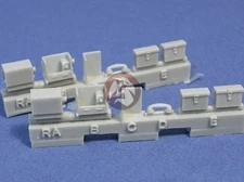 Resicast 1/35 First Aid & Telephone Boxes (for Sherman & Churchill Tanks) 352283