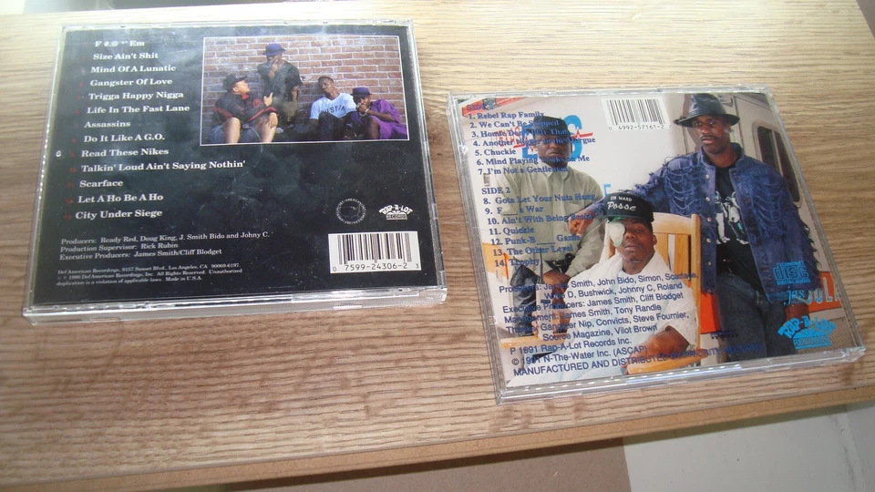 #2 two RARE Ganster Rap CD's THE GETO BOYS 1990 + WE CAN'T BE STOPPED 1991 Foto 2 de 4