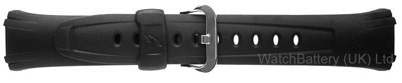 Cinturino Originale Casio In Resina Nero Per G-600 G-611 G-601 G-610