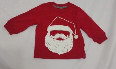 New Toddler Boy's Simple Joys By Carter's  Tee Size 3-6 Month with Santa 