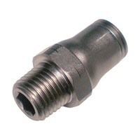 3675 60 18 Male Connector, Tube 3/8 In, Thread 3/8 In 3675 60 18 Male Connector, Tube 3/8 In, Thread 3/8 In