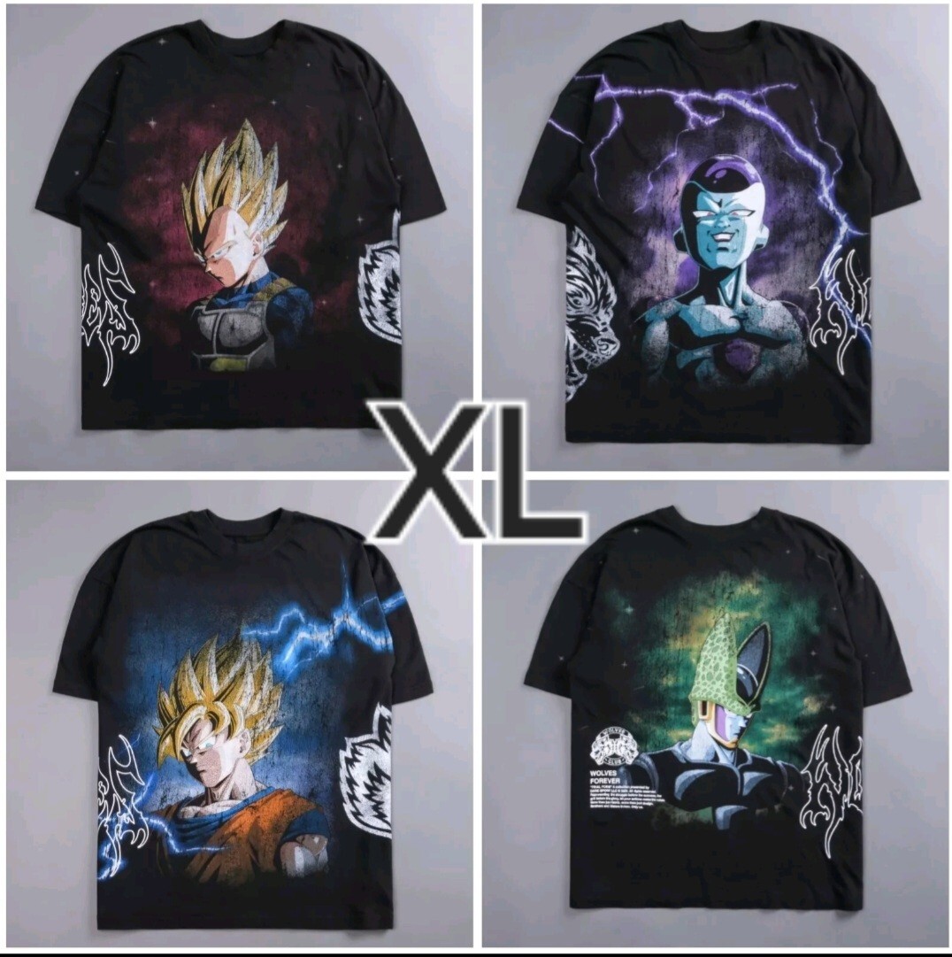 DARC SPORT ダルクスポーツ　ベースボールシャツ　L size XL Darc Sport Wolves Club DRAGON BALL Z SIDE BY SIDE T Shirt BOX
