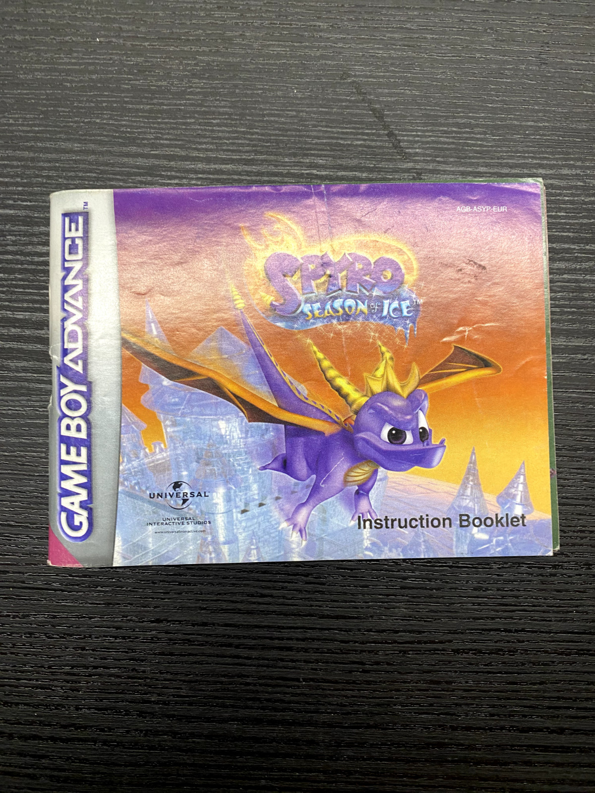 NOTICE SEULE Spyro Season Of Ice Gameboy Advance Game boy
