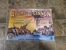 Renwal Atomic Cannon blueprint model kit 1:32 sealed box MIB Army military 2011