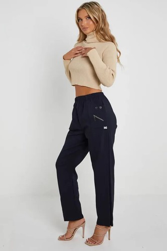 WOMEN'S NEW CHERRY BERRY WINTER WEIGHT TROUSER FLEECE LINED FULL LENGTH LONG - Picture 5 of 10