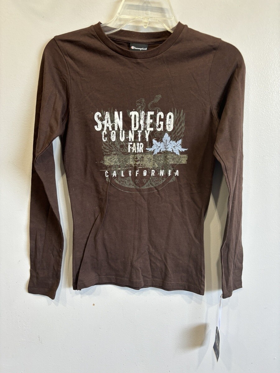 Champion Tee San Diego Long Sleeve Size Small New