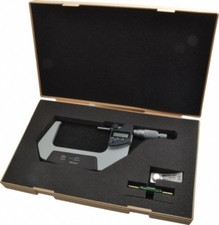 Mitutoyo 3 to 4" IP65 Carbide Standard Electronic Outside Micrometer 0.000050...