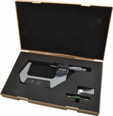 Mitutoyo 3 to 4'' IP65 Carbide Standard Electronic Outside Micrometer 0.000050...