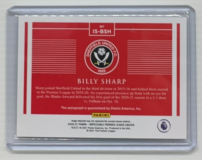 202021 Impeccable P/L Billy Sharp Stars Emerald Auto 2/5 Sheffield
