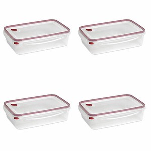 red sterilite storage containers