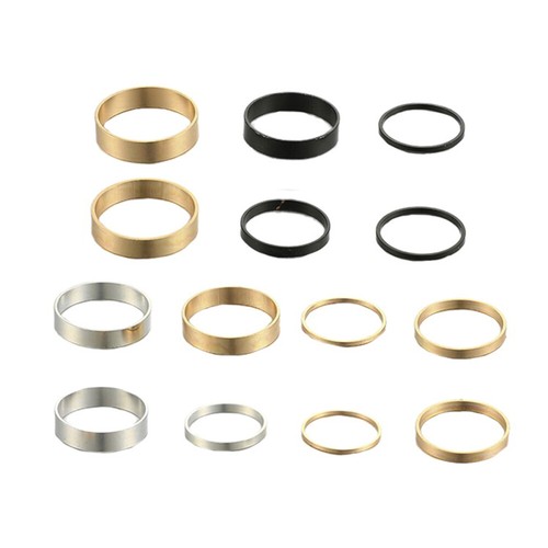 Regalo Per Lei CASSIECA Set 5 Anelli Donna In Argento/Oro - Anelli Impilabili Regolabili, Senza Nichel, Idea Regalo Anelli A Dito Aperto Per Pollice