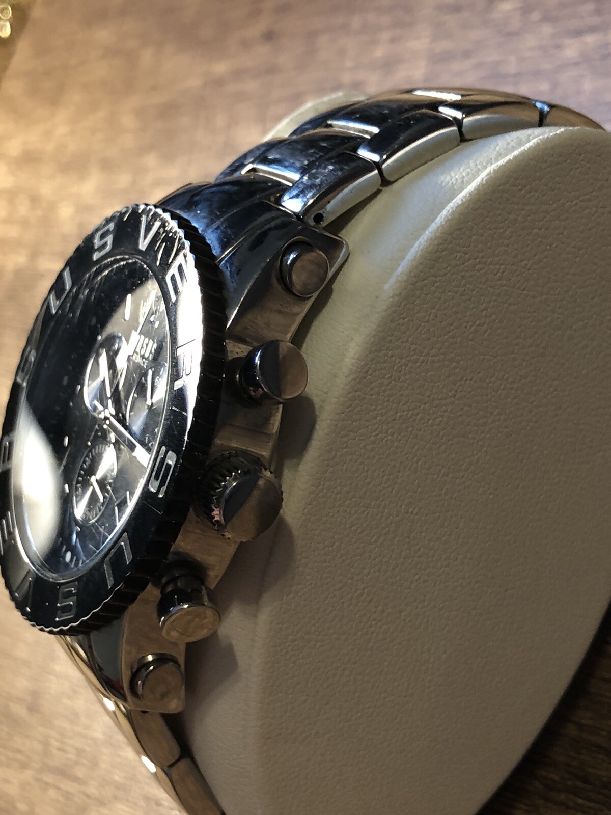 Versace Versus Men’s Watch Chronograph Stainless Steel Wristwatch New