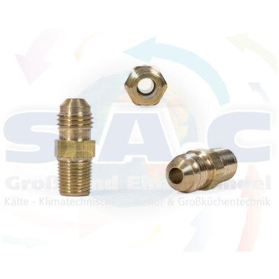Reduzierstück mit Außengewinden 1/4'' SAE x 1/8'' NPT