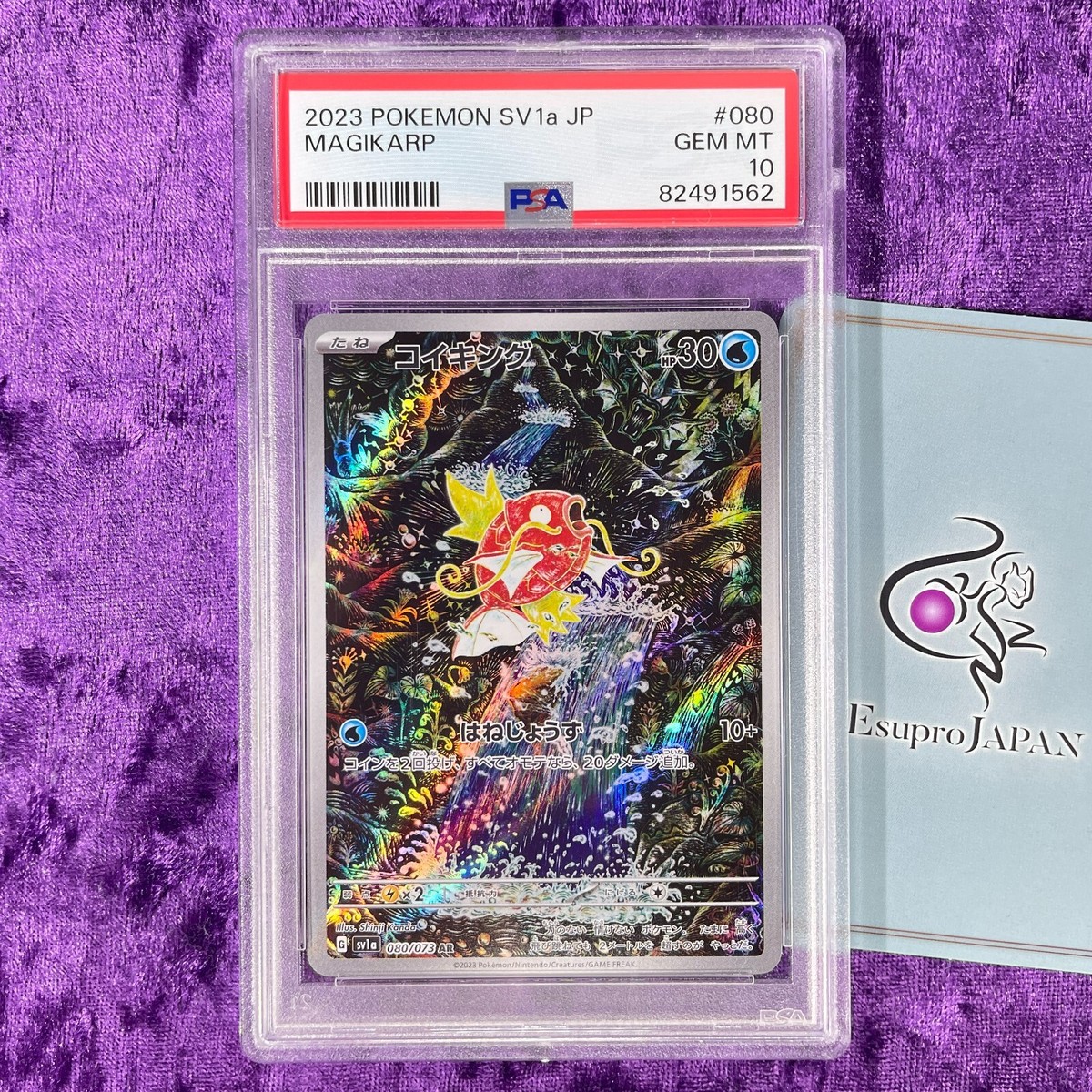 PSA 10 2023 Magikarp 080/073 AR Triple Beat SV1a Pokemon PSA 10 2023 Magikarp 080/073 AR Triple Beat SV1a Pokemon