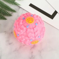 Futterball Hund Katze Futterspender Haustier Katzenspielzeug Snackball S Pink